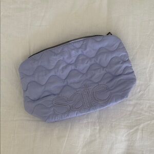 Saie Quilted Light Purple Cosmetic Bag